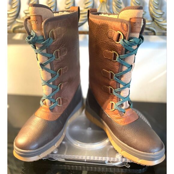 SPERRY
Women's Kittery Tall Leather Boots Tan/Brown Size 10 Medium NEW - Picture 3 of 10